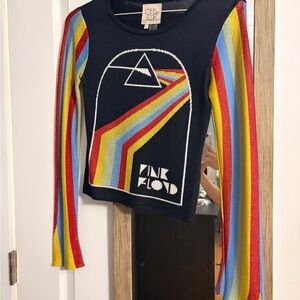 RARE Chaser Colorful Pink Floyd Long Sleeve Shirt
